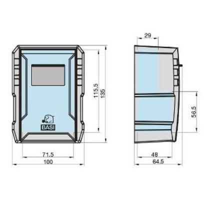 Chaveiro BASI SSZ-300 c/Código Preto
