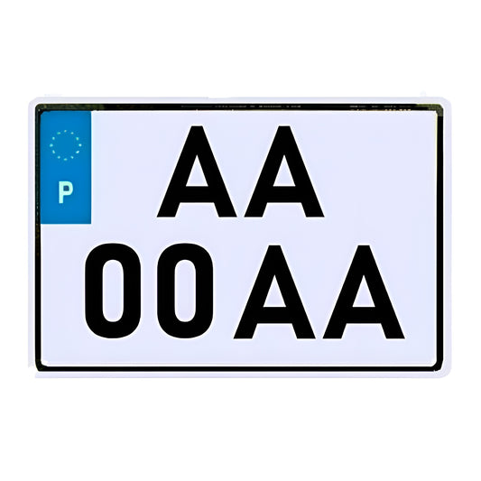 Matrícula Quadrada (Sem Ano e Mês)